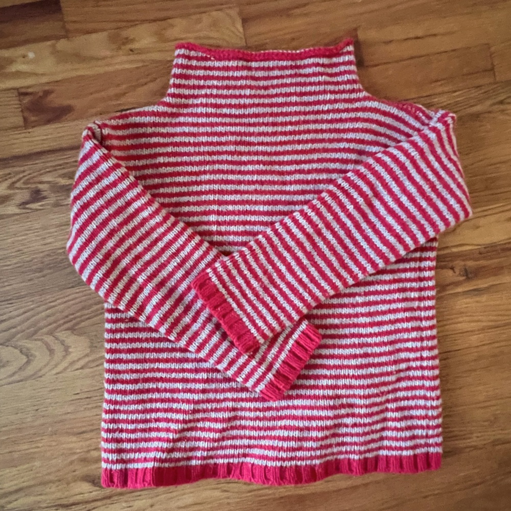 Babaa red striped no. 6 sweater /jumper — out-of-stock/not sold online anymore!
